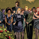 The X-Men paying their respects at a funeral.